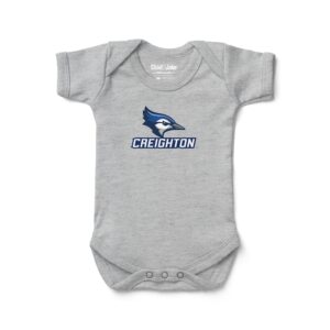 Newborn & Infant Chad & Jake Heather Gray Creighton Bluejays Secondary Logo Bodysuit