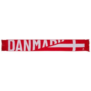 Red Denmark National Team Fan Flag Scarf
