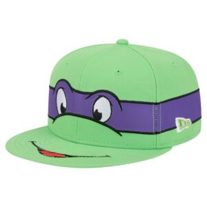 Men's New Era Green Teenage Mutant Ninja Turtles Donatello 9Fifty Snapback Hat