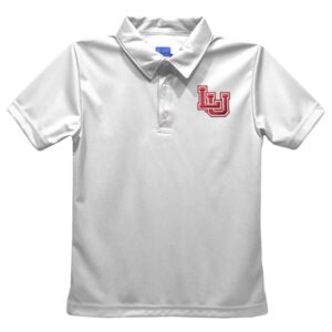 Youth Vive La Fete  White Lamar Cardinals Solid Polo