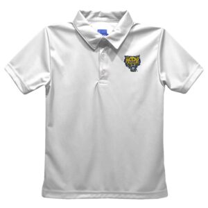 Youth Vive La Fete White Fort Valley State Wildcats Solid Polo