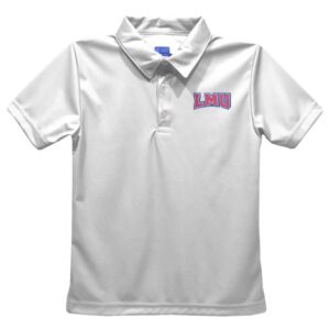 Youth Vive La Fete White Loyola Marymount Lions Solid Polo