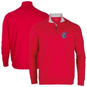 Men's Red Corpus Christi Hooks Alumni Quarter-Zip Pullover Top