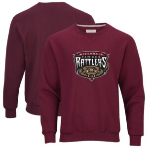 Men's Red Corpus Christi Hooks Essential Fleece Crewneck Pullover Sweatshirt