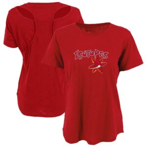 Women's Red Albuquerque Isotopes Cut It Out T-Shirt