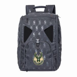 POINT3 Black Milwaukee Bucks Road Trip Tech Backpack