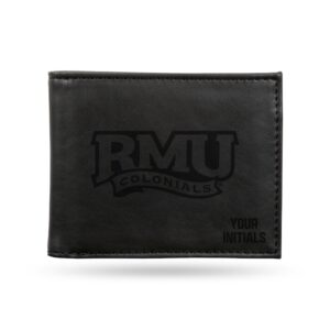 Black Robert Morris Colonials Personalized Billfold Wallet