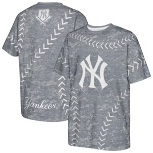 Youth Navy New York Yankees Slide Score Bold T-Shirt