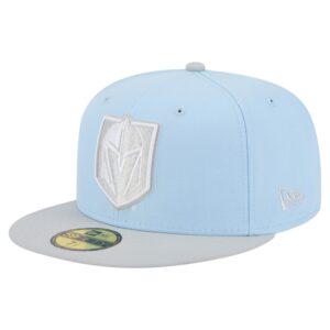Men's New Era  Light Blue/Gray Vegas Golden Knights Color Pack Two-Tone 59FIFTY Fitted Hat