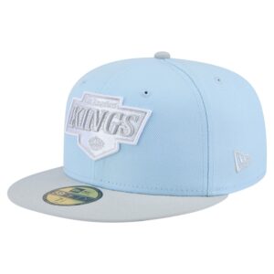 Men's New Era  Light Blue/Gray Los Angeles Kings Color Pack Two-Tone 59FIFTY Fitted Hat