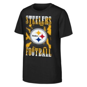 Youth  Black Pittsburgh Steelers Garage Hero T-Shirt