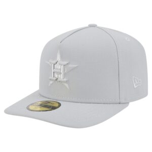 Men's New Era  Gray Houston Astros Colorpack 59FIFTY Fitted Hat