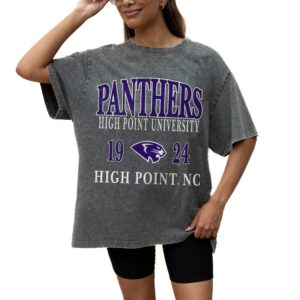 Women's Gameday Couture Grey High Point Panthers Oversized Snow Wash T-Shirt