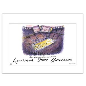 LSU Tigers 11" x 14" Matte University Wall Art