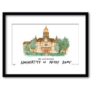 Notre Dame Fighting Irish 16" x 20" Framed University Wall Art