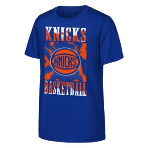 Youth  Blue New York Knicks Garage Hero T-Shirt