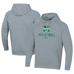 Men's Under Armour Gray Manhattan Jaspers Rival Fleece Pullover Hoodie