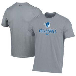 Men's Under Armour Gray Seton Hall Pirates Volleyball Performance T-Shirt