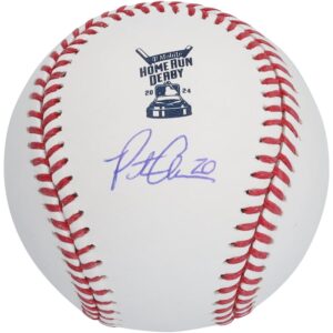 Pete Alonso New York Mets Autographed Rawlings 2024 MLB Home Run Derby Logo Baseball