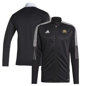 Men's adidas Black Northern Kentucky University Norse Tiro 21 AEROREADY Full-Zip Track Jacket