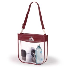 Women's Crimson New Mexico State Aggies Kate Clear Purse
