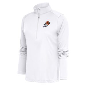 Women's Antigua White Phoenix Mercury Tribute Half-Zip Jacket