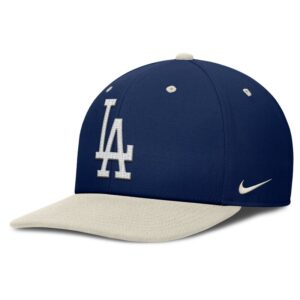 Men's Nike Navy/Cream Los Angeles Dodgers Pro Performance Snapback Hat