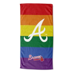 The Northwest Group  Atlanta Braves 30" x 60" Pride Beach Towel