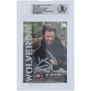 Hugh Jackman X-Men Autographed 2006 The Last Stand #W5 Beckett Fanatics Witnessed Authenticated Card