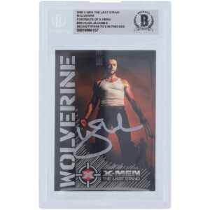Hugh Jackman X-Men Autographed 2006 The Last Stand #W6 Beckett Fanatics Witnessed Authenticated Card