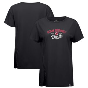 Women's Levelwear Black New Jersey Devils Influx Ice Wall T-Shirt