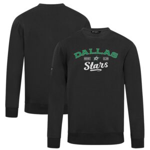 Men's Levelwear Black Dallas Stars Zane Ice Wall Pullover Sweatshirt