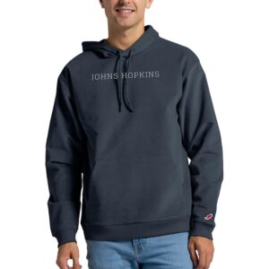 Men's League Collegiate Wear Navy Johns Hopkins Blue Jays Stretch Corduroy Pullover Hoodie
