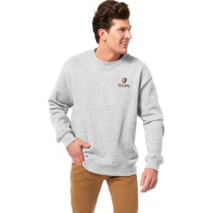Men's League Collegiate Wear Heather Gray Elon Phoenix Essentials 2.0 Fleece Pullover Sweatshirt