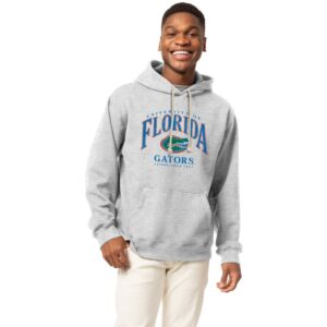 Men's League Collegiate Wear Heather Gray Florida Gators Essentials 2.0 Fleece Pullover Hoodie