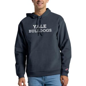 Men's League Collegiate Wear Navy Yale Bulldogs Stretch Corduroy Pullover Hoodie