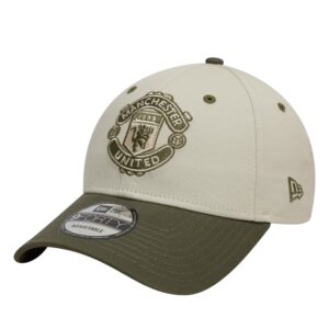 Men's New Era  Tan Manchester United Contrast 9FORTY Adjustable Hat