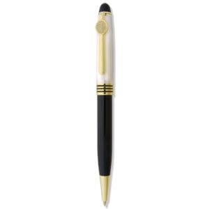 Delaware Fightin' Blue Hens Black and Pearl Ball Point Pen