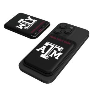 Keyscaper Texas A&M Aggies Personalized Insignia Magnetic Credit Card Wallet