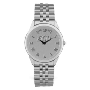 Men's Silver ECU Pirates Medallion Rolled Link Bracelet Wristwatch
