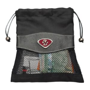 Black Boston College Eagles Valuables Bag