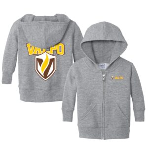 Toddler Chad & Jake  Heather Gray Valparaiso University Logo Full-Zip Hoodie Jacket