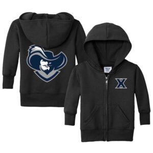 Toddler Chad & Jake  Black Xavier Musketeers Logo Full-Zip Hoodie Jacket