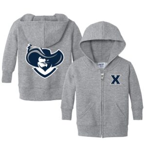 Toddler Chad & Jake  Heather Gray Xavier Musketeers Logo Full-Zip Hoodie Jacket