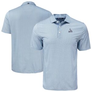 Men's Cutter & Buck Navy St. Louis Cardinals Big & Tall Pike Eco Diamond Dot Print Polo