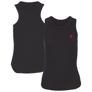 Women's Black Washington State Cougars Adrienne Tank Top