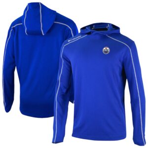 Men's Columbia Royal Edmonton Oilers Shotgun Omni-Wick Pullover Hoodie