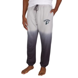 Men's Concepts Sport Gray/Charcoal Indiana Pacers Dusk Dip Dye Lightweight French Terry Lounge Pants