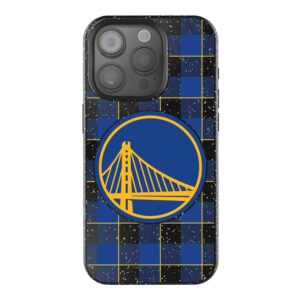 Keyscaper Golden State Warriors Plaid Bling iPhone Case