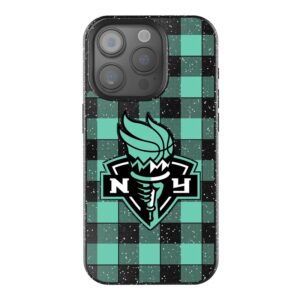 Keyscaper New York Liberty Plaid Bling iPhone Case